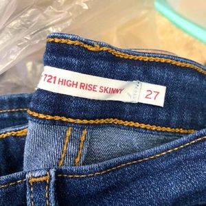 Levi high rise 721 jeans